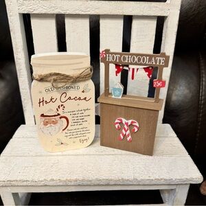 Festive Hot Cocoa and Chocolate Decor Set